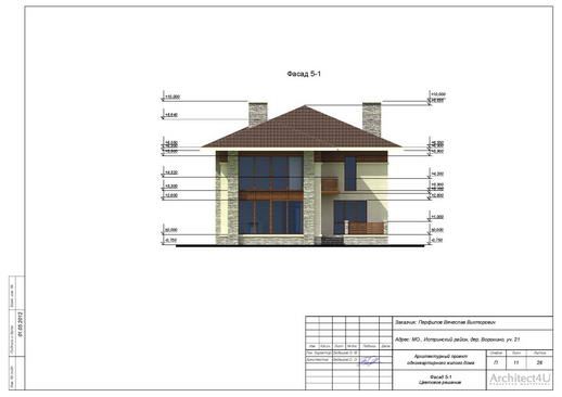 цветовое решение фасада 2